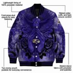 custom baltimore ravens praying hands purple jacket best selling