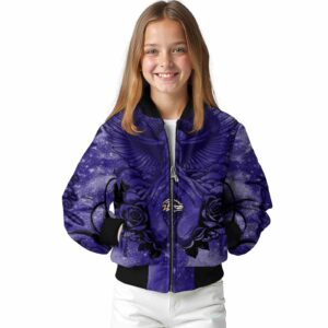 custom baltimore ravens praying hands purple jacket top rated