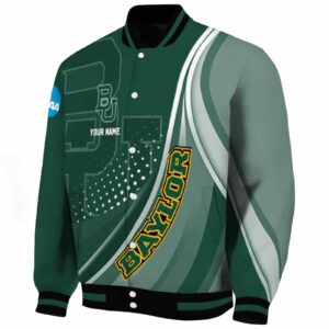 custom baylor bears wave patterns green jacket best selling