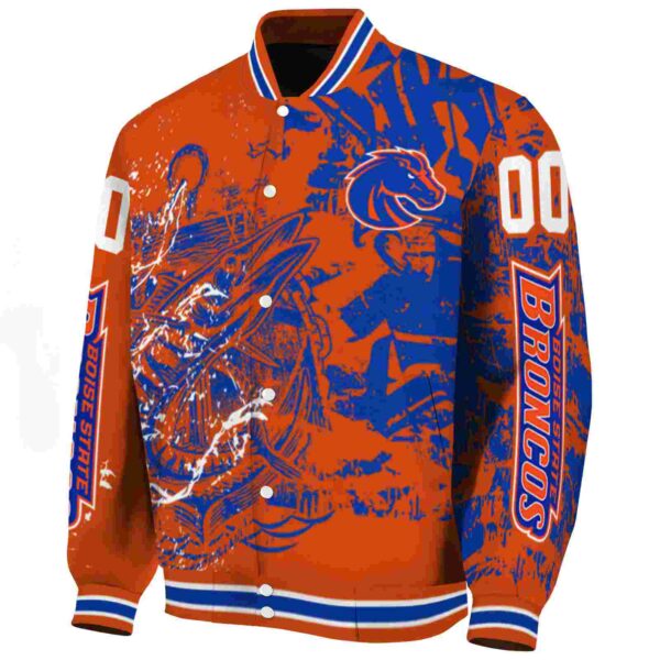 custom boise state broncos fishing art orange jacket best selling