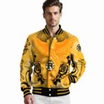 custom boston bruins praying hands gold jacket best selling