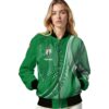 custom boston celtics wave patterns green jacket latest model