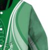 custom boston celtics wave patterns green jacket premium grade