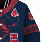 custom boston red sox fishing rod navy jacket best selling