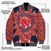 custom boston red sox heart explosion red jacket new arrival