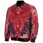custom boston red sox praying hands red jacket best selling