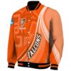 custom bowling green falcons wave patterns orange jacket best selling