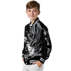 custom brooklyn nets fishing passion black white jacket trendy