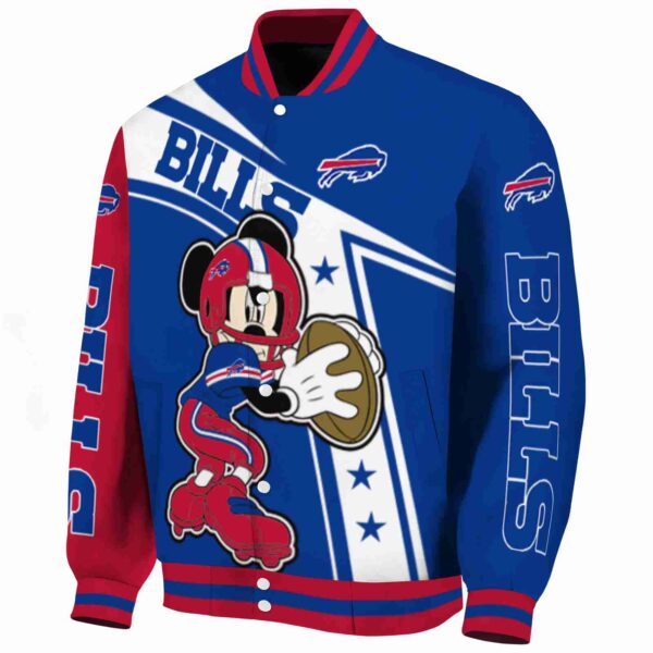 custom buffalo bills mickey football blue white jacket best selling