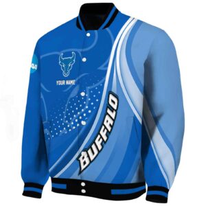 custom buffalo bulls wave patterns royal blue jacket best selling