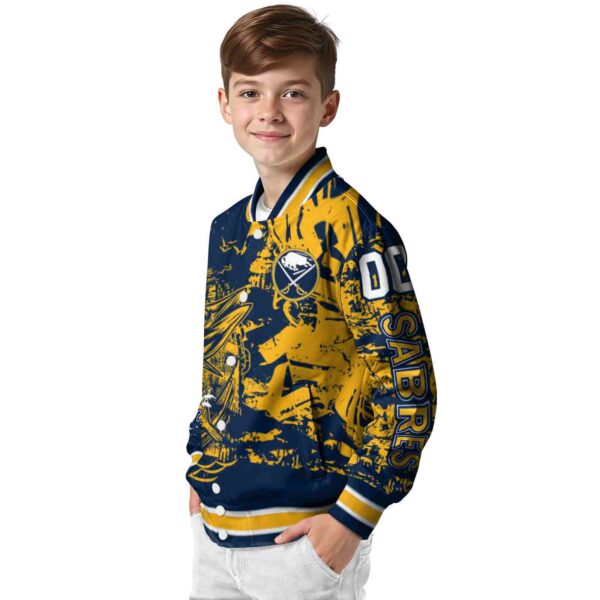 custom buffalo sabres fishing art navy blue jacket trendy
