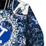 custom byu cougars heart explosion blue jacket best selling