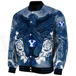 custom byu cougars praying hands blue jacket best selling