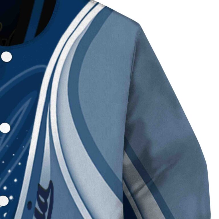 custom california golden bears wave patterns blue jacket premium grade