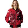 custom carolina hurricanes fishing art red jacket latest model
