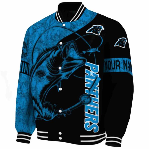 custom carolina panthers fishing rod black jacket best selling