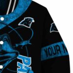 custom carolina panthers fishing rod black jacket best selling