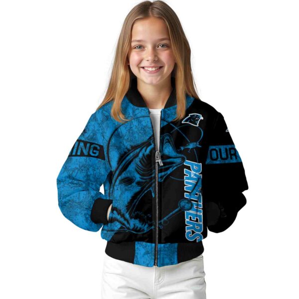 custom carolina panthers fishing rod black jacket top rated