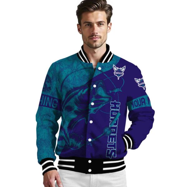 custom charlotte hornets fishing rod purple jacket high quality