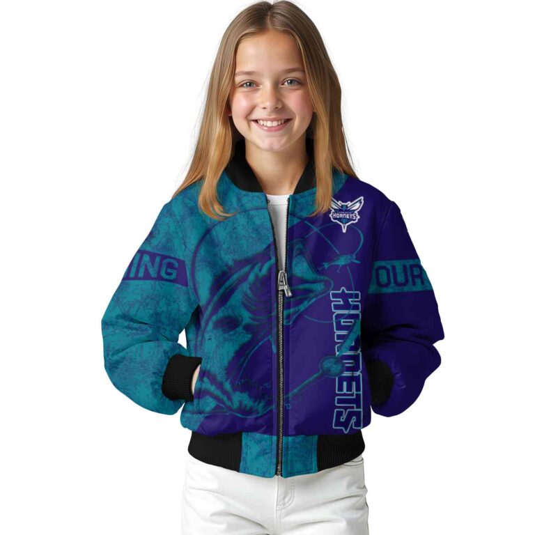 custom charlotte hornets fishing rod purple jacket top rated