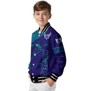 custom charlotte hornets fishing rod purple jacket trendy