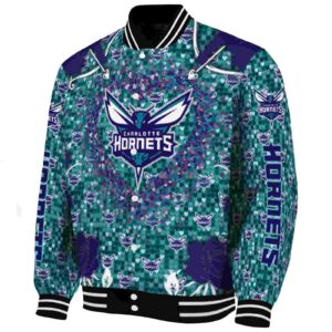 custom charlotte hornets heart explosion teal jacket best selling