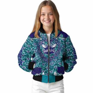 custom charlotte hornets heart explosion teal jacket top rated