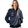 custom chicago bears wave patterns blue jacket latest model