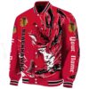 custom chicago blackhawks fishing passion red white jacket best selling