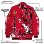custom chicago blackhawks fishing passion red white jacket best selling