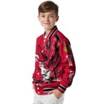 custom chicago blackhawks fishing passion red white jacket best selling