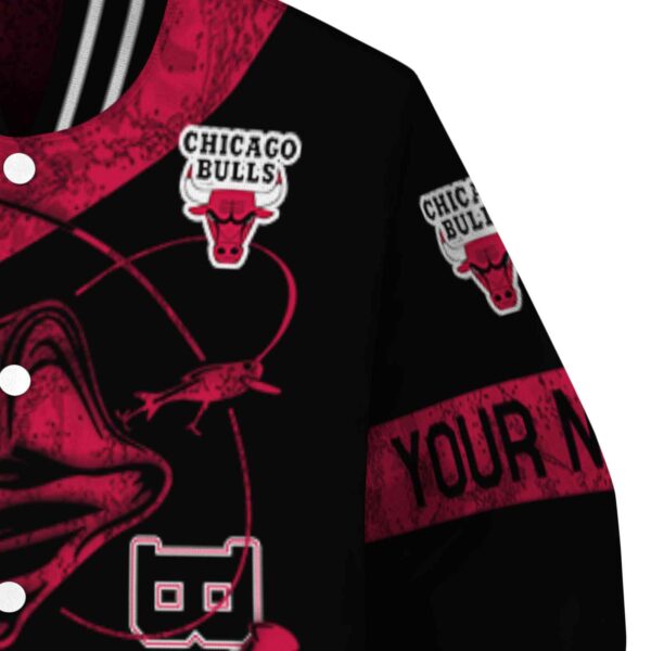 custom chicago bulls fishing rod black jacket premium grade