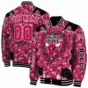 custom chicago bulls heart explosion red jacket fashion forward
