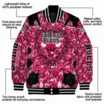 custom chicago bulls heart explosion red jacket best selling