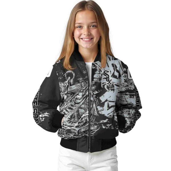 custom chicago white sox fishing art black jacket top rated