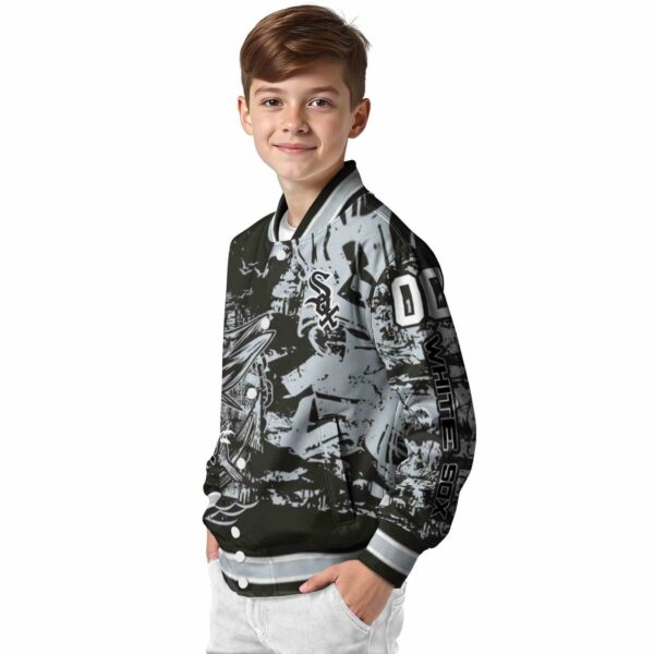 custom chicago white sox fishing art black jacket trendy