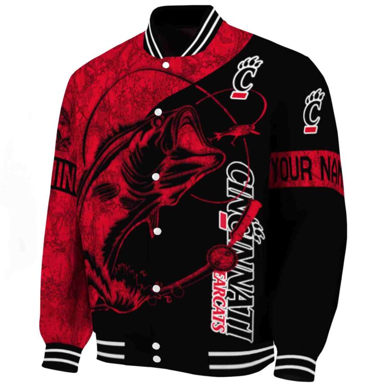 custom cincinnati bearcats fishing rod black jacket best selling
