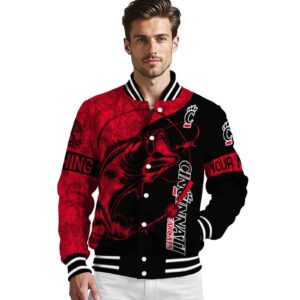 custom cincinnati bearcats fishing rod black jacket high quality