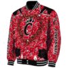 custom cincinnati bearcats heart explosion red jacket best selling