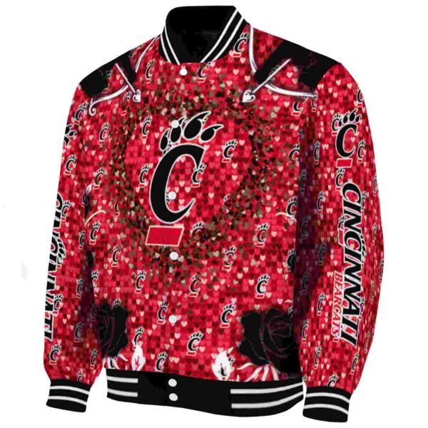 custom cincinnati bearcats heart explosion red jacket best selling