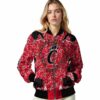 custom cincinnati bearcats heart explosion red jacket latest model