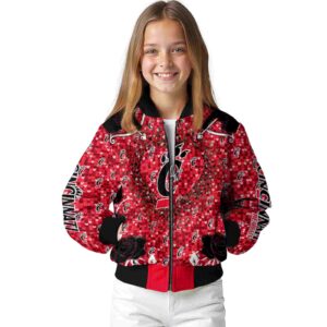 custom cincinnati bearcats heart explosion red jacket top rated
