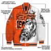 custom cincinnati bengals jesus tears orange white jacket new arrival