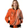 custom cincinnati bengals wave patterns orange jacket latest model