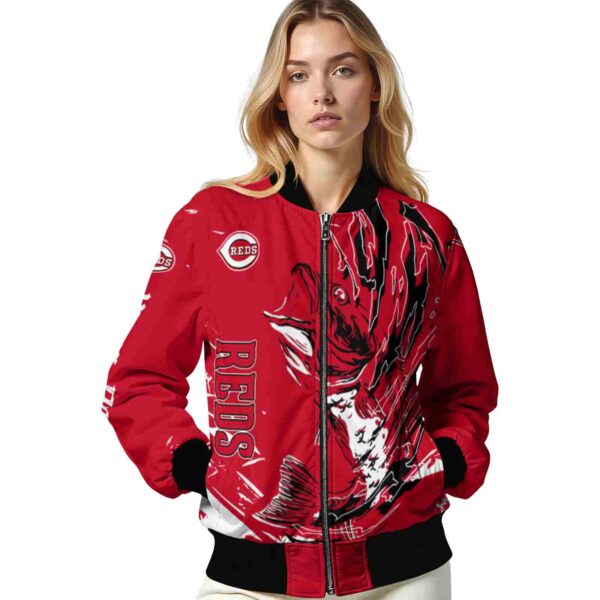 custom cincinnati reds fishing passion red white jacket latest model