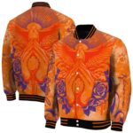 custom clemson tigers praying hands orange jacket best selling