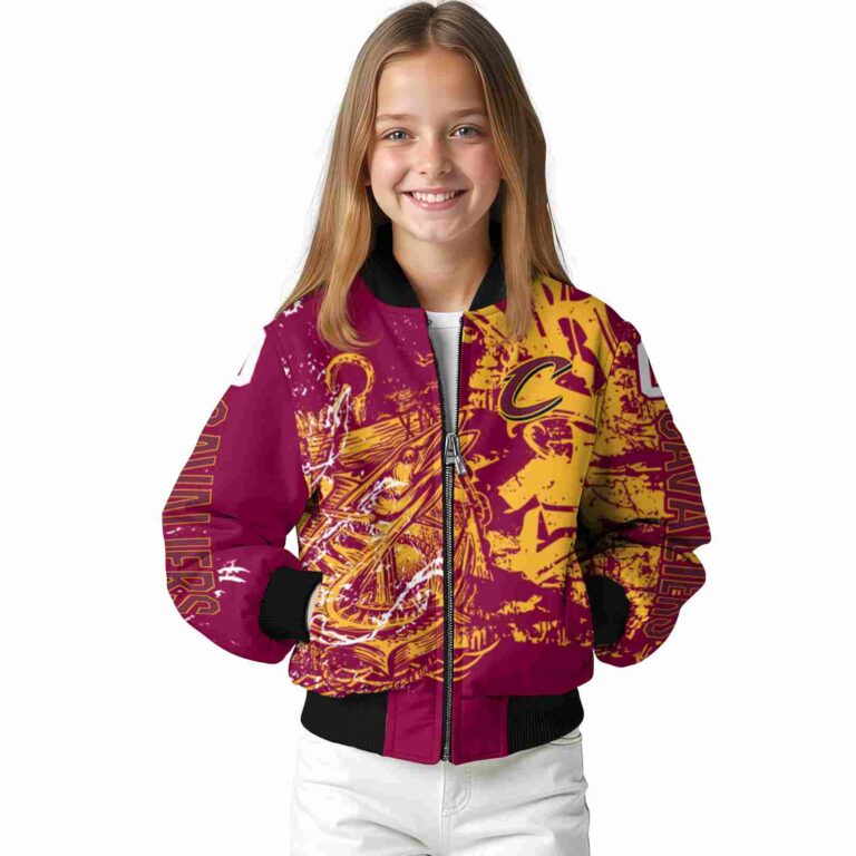 custom cleveland cavaliers fishing art wine jacket top rated
