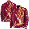 custom cleveland cavaliers fishing passion wine white jacket fashion forward