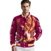 custom cleveland cavaliers fishing passion wine white jacket high quality