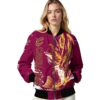 custom cleveland cavaliers fishing passion wine white jacket latest model